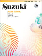 Suzuki Flute School #1 BK/CD - International Edition cover